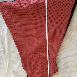 Metaphor Red and Black Mini Dress